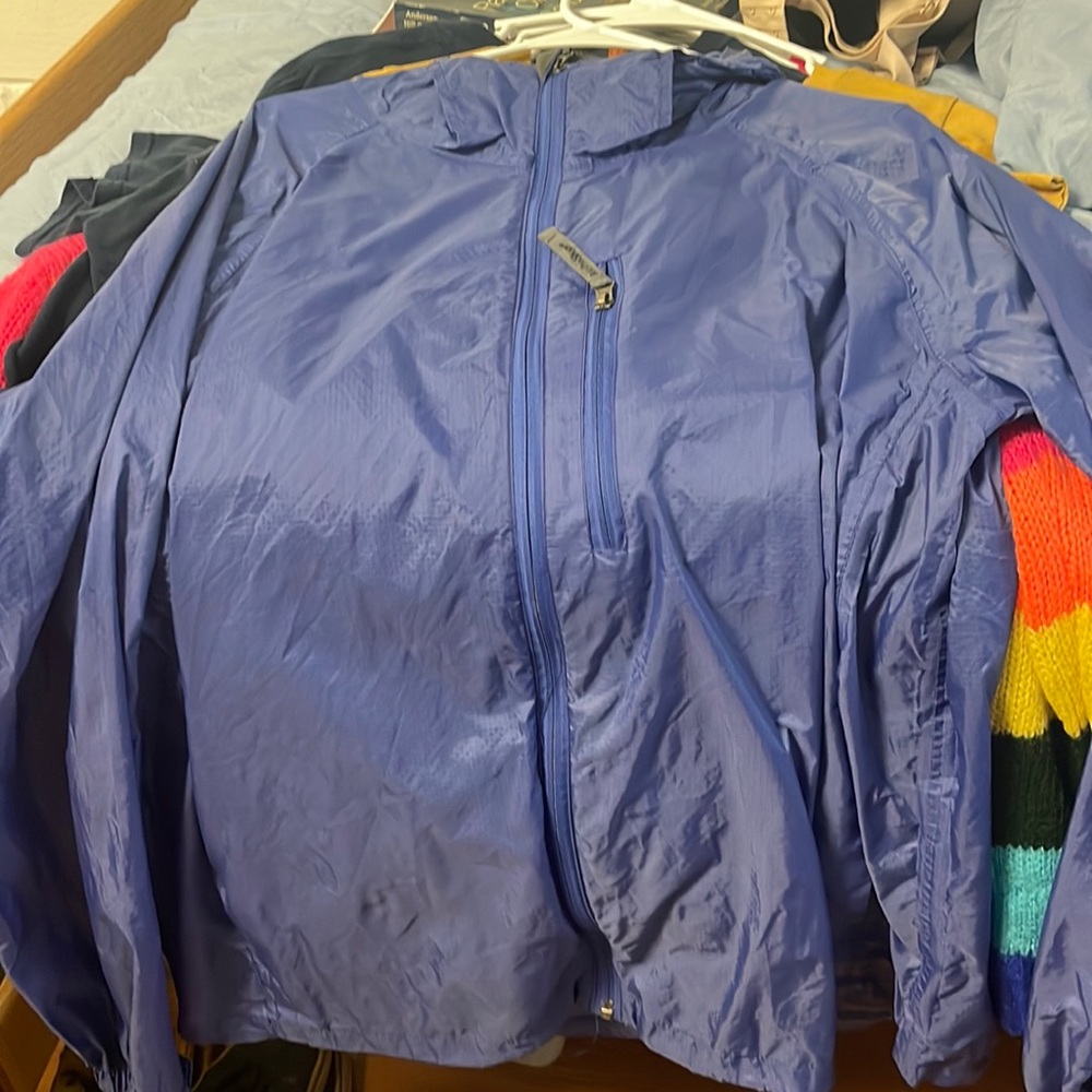 Purple windbreaker